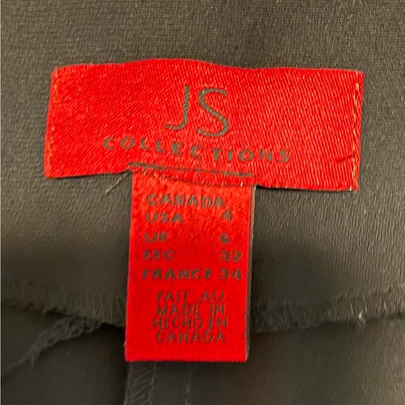 TUXEDO JS COLLECTION FROM DILLARD’S / SIZE 4 US / V SHEER TRANSPARENCY BACK - Picture 9 of 10